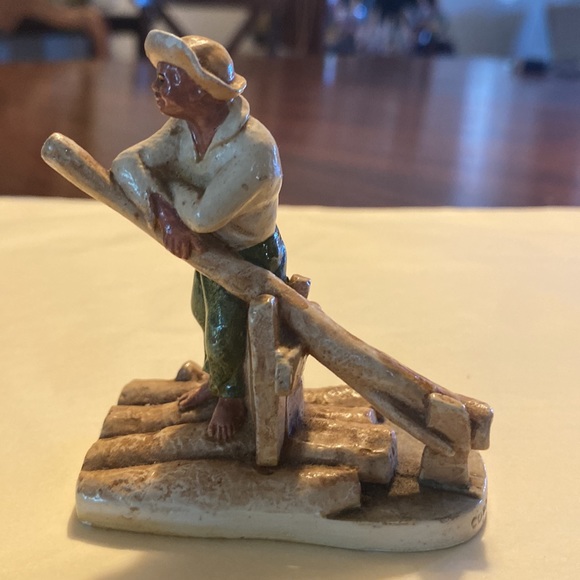 Sebastian colorful miniature figurine Jim on a raft - Picture 12 of 12